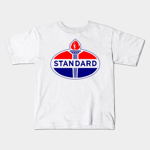 Old Logos #4 - Standard Oil Kids T-Shirt by gaussian